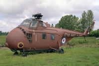 XN304 @ FLIXTON - Westland WS-55-2 Whirlwind HAS7 at The Norfolk and Suffolk Air Museum, Flixton in 1989. - by Malcolm Clarke