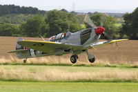 G-CTIX @ FISHBURN - Supermarine 509 Spitfire T9 at Fishburn Airfield's D-Day celebrations in 2005. - by Malcolm Clarke