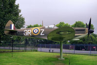 N3194 @ EGKB - Supermarine Spitfire (replica) at Biggin Hill Airport in 1997. Spitfire N3194 GR-Z was an aircraft of No 92 Squadron, the top scoring Battle of Britain Squadron. - by Malcolm Clarke