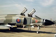 XV408 - Phantom FGR.2 of 23 Squadron on display at the 1977 Royal Review at RAF Finningley. - by Peter Nicholson