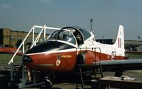 XW309 - Jet Provost T.5B of 6 Flying Training School on display at the 1977 Royal Review at RAF Finningley. - by Peter Nicholson