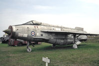 ZF594 @ USWORTH - English Electric Lightning F53 at the NE Aircraft Museum, Usworth, UK in 2004 prior to renovation. - by Malcolm Clarke