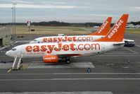 G-EZKD @ EGNT - Boeing 737-73V at Newcastle Airport in 2007. - by Malcolm Clarke