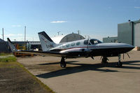 C-FJDC @ CYEG - Cessna 414A Chancellor II [414A-0058] Edmonton International~C 24/07/2008. Seen here. - by Ray Barber