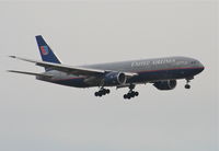 N794UA @ KLAX - United Airlines Boeing 777-222 N794UA, 7R approach KLAX. - by Mark Kalfas