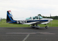 G-NODY @ EGTC - American General AG-5 Tiger at Cranfield Airport in 2004. - by Malcolm Clarke
