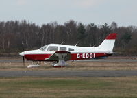 G-EDGI @ EGLK - GOLF INDIA IN THE VISITORS PARKING - by BIKE PILOT