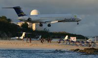 PJ-MDD @ TNCM - Insel air PJ-MDD over the tresh hold at TNCM runway 10 - by Daniel Jef