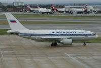 F-OGQT @ EGLL - Aeroflot A310-300 - by Andy Graf-VAP