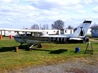 G-FAYE @ EGSP - in the graveyard behind the main hangar at Sibson - by Chris Hall