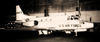 62-4473 - BW of aircraft in hanger, Ramstien, Germany circ 1976 - by CrewChief