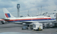 N9057U @ DEN - United 737 @ Stapleton Airport. Scanned from a slide, taken from N7646U - by GatewayN727