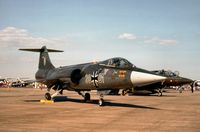 20 01 @ MHZ - F-104G Starfighter of JBG-31 on display at the 1982 RAF Mildenhall Air Fete. - by Peter Nicholson