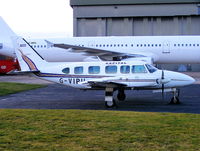 G-VIPU @ EGNX - Capital Air Charter Ltd Piper PA-31-350 Navajo Chieftan - by Chris Hall