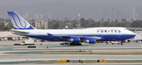 N117UA @ KLAX - Taxi at LAX - by Todd Royer