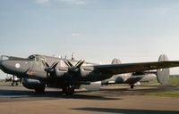 WR960 @ MHZ - Shackleton AEW.8 of 8 Squadron at RAF Lossiemouth on display at the 1982 RAF Mildenhall Air Fete. - by Peter Nicholson