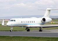 VP-CJL @ EGCC - Jet Aviation Gulfstream V-SP (c/n 5216). - by vickersfour