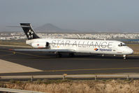EC-KCZ @ GCRR - Spanair MD-87 in Star Alliance colours at Arrecife , Lanzarote in March 2010 - by Terry Fletcher