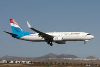 LX-LGT @ GCRR - Luxair B737 at Arrecife , Lanzarote in March 2010 - by Terry Fletcher