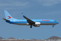I-NEOW @ GCRR - Neos B737 at Arrecife , Lanzarote in March 2010 - by Terry Fletcher