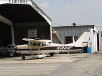 N1444F @ CCB - Parked at Foothill Aircraft Services - by Helicopterfriend
