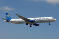 OY-VKE @ GCRR - Thos Cook Scandanavia A321 at Arrecife , Lanzarote in March 2010 - by Terry Fletcher