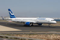 OH-LBV @ GCRR - Finnair wingletted B757 at Arrecife , Lanzarote in March 2010 - by Terry Fletcher