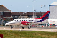 G-OAKI @ EGNH - Jetstream Executive Travel operating for Manx2 - by Chris Hall