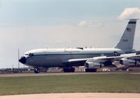 61-0282 @ MHZ - Silk Purse airborne command post taking off at the 1988 RAF Mildenhall Air Fete. - by Peter Nicholson