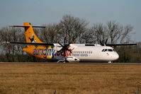 G-COBO @ EGCC - Aurigny Air Services - by Chris Hall