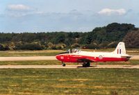 XN509 @ EGXU - Jet Provost T.3A of 1 Flying Training School at RAF Linton-on-Ouse in May 1989. - by Peter Nicholson