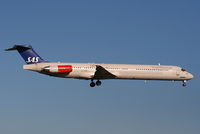 LN-RMM @ EGCC - Scandinavian Airlines - by Chris Hall