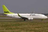 YL-BBK @ VIE - Air Baltic Boeing 737-33V(WL) - by Joker767