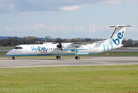 G-ECOR @ EGCC - FlyBE DHC-8 Q402 (c/n 4248). - by vickersfour
