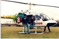 G-JETX - Circa 1993/94 - being fitted with camera mount for Unilever TV - by BJ Reid