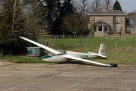 G-CKKR - Resident Glider at Hinton - by Terry Fletcher