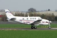 G-CFBX @ EGBW - Beech 90 GTI at Wellesbourne