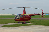 G-SPTR @ EGBW - Robinson R 44 at Wellesbourne