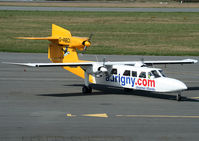 G-RBCI @ LFRD - Arriving to the terminal... - by Shunn311