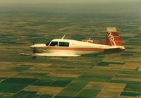 N1150G - Somewhere over the central valley between FAT and SJC in the late 1980s - by Gene