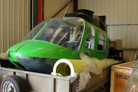 EI-CAW @ EGBW - Bell 206B now withdrawn from use for spares - by Terry Fletcher