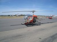 N6711D @ KSRC - N6711D Bell 47G-2 - by Iflysky5