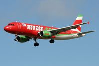 EC-JHJ @ EGNT - Airbus A320-211 on approach to Rwy 25 at Newcastle Airport in 2006. - by Malcolm Clarke