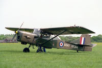 XR244 @ EGTC - Auster B-5 Auster AOP9. Belonging to the Army Air Corps Historic Flight at the airshow celebrating the 50th Anniversary of the Cranfield's College of Aeronautics. - by Malcolm Clarke