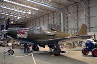 N62822 @ EGSU - Bell RP-63C Kingcobra of the Fighter Collection in Soviet Air Force markings at The imperial War Museum in 1989. Crashed near La Ferte-Alais in France on 4.6.90 and was written off.  - by Malcolm Clarke