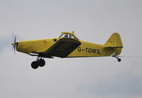 G-TOWS @ EGHL - Piper Pawnee on glider tug duties at Lasham - by moxy