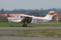 G-BOTF @ EGMC - 1975 Piper PIPER PA-28-151 of the Southend Flying Club - by Terry Fletcher