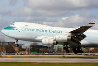 B-HUQ @ EGCC - Cathay Pacific Cargo - by Chris Hall