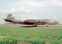 WJ877 @ EGUY - Royal Air Force Canberra T4. Operated by 231 OCU, coded 'BG'. - by vickersfour