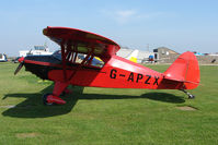 G-APZX @ EGCL - at Fenland on a fine Spring day for the 2010 Vintage Aircraft Club Daffodil Fly-In - by Terry Fletcher